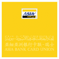 Asia Bank Card Union Logo PNG Vector
