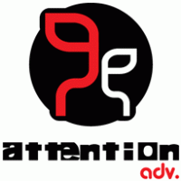 Attention adv. Logo PNG Vector