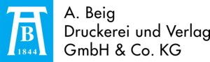 A.Beig Druckerei und Verlag Logo PNG Vector
