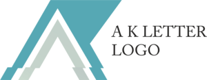 A K Letter Logo PNG Vector