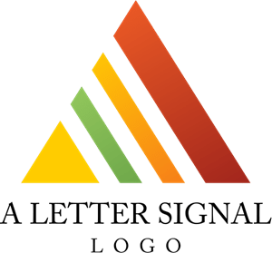 A Signal Letter Logo PNG Vector
