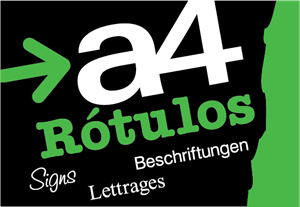 a4 Rotulos Logo Vector