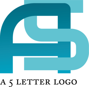 A5 Letter Design Logo PNG Vector
