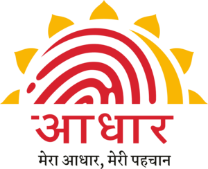 Aadhaar Hindi Logo PNG Vector