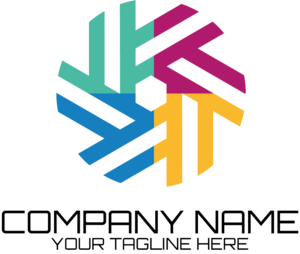 Abstract Colorful Company Logo PNG Vector
