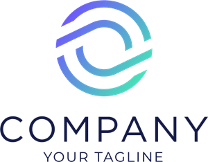 Abstract Colorful Company Shape Logo Vector
