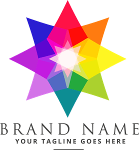 Abstract colorful Logo PNG Vector