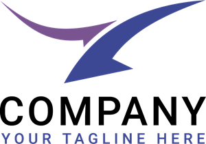Abstract Company Shape Logo PNG Vector