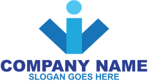 Abstract Company Shape Logo Vector