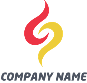 Abstract Company Shape Logo PNG Vector