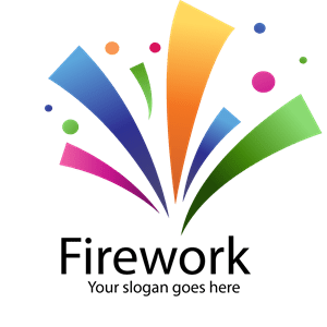 Abstract Firework Logo PNG Vector