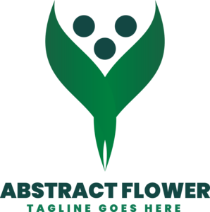 Abstract Flower Company Logo PNG Vector