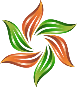 Abstract Flower Logo PNG Vector