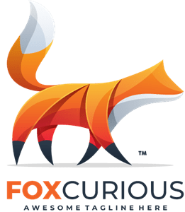 Abstract fox color Logo PNG Vector