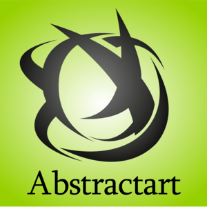 Abstract Grey Swirly Art Logo PNG Vector