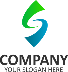 Abstract Letter S Company Logo PNG Vector