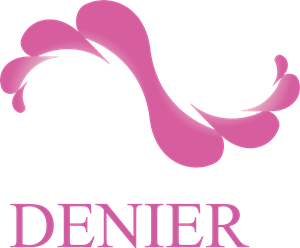 Abstract Pinkish Flouring Denier Logo Vector