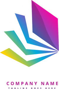 Abstract Shape Colorful Logo PNG Vector
