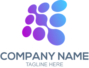 Abstract Tech Company Shape Logo PNG Vector