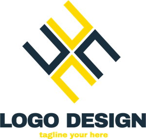Abstract Tech Company Shape Logo Vector