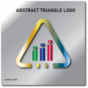 Abstract triangle Logo PNG Vector