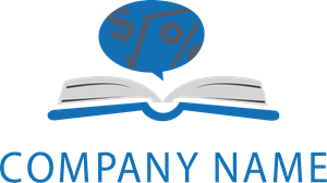 Accountancy Book Company Logo Vector