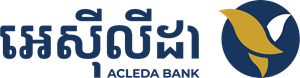 ACLEDA BANK BLUE WHITE Logo PNG Vector