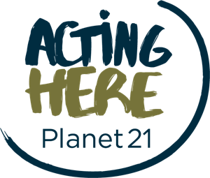 Acting Here Planet 21 Logo PNG Vector