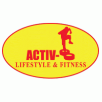 Active 8 Lifestyle and Fitness Logo Vector