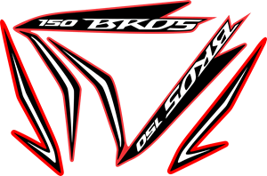 Adesivo Faixas Moto Honda Bros 150 2013 Es Esd Ver Logo Vector