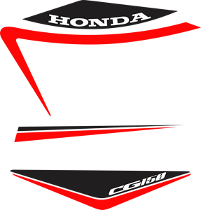 Adesivo Honda Cg 150 Titan Edição Especial Logo Vector