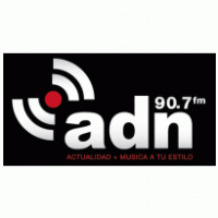 ADN 90.7 FM Logo Vector
