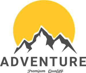 Adventure Mountain Logo PNG Vector