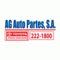 AG Auto Partes Logo PNG Vector