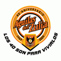 AGUILAS DEL ZULIA 40 ANIVERSARIO Logo PNG Vector