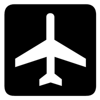 AIR TRANSPORTATION SYMBOL Logo Vector