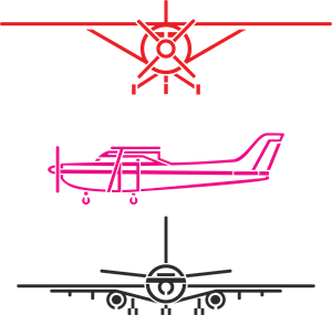 airplane Logo PNG Vector
