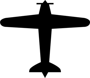 Airplane Logo PNG Vector