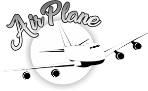 airplane Logo PNG Vector
