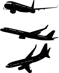 Airplane aviation vector logo design concept. Airline logo plane travel  icon. Airport flight world aviation. – MasterBundles