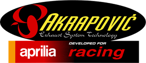 Akrapovic for Aprilia Racing Logo PNG Vector