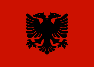Albania flag Logo Vector