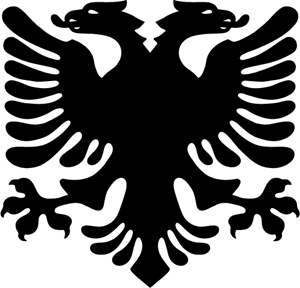 Albanian Eagle - Flag of Albania Logo PNG Vector