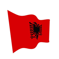 ALBANIAN WAVY FLAG Logo PNG Vector