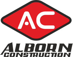 Alborn Construction - Red Logo PNG Vector