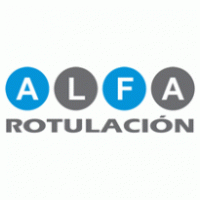 Alfa Rotulos Logo Vector