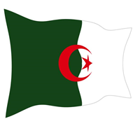 ALGERIAN WAVY FLAG Logo Vector
