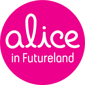 Alice in Futureland Logo Vector