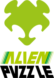Alien Puzzle Logo Vector