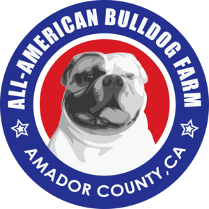 All American Bulldog Farm Logo PNG Vector